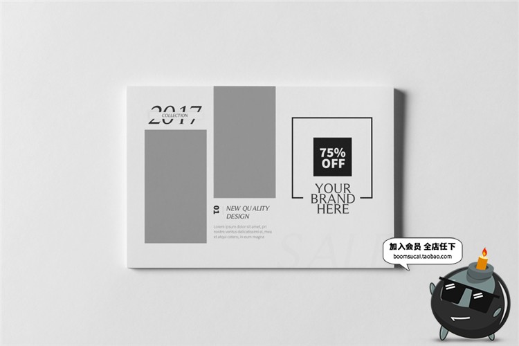 图片[2]-明信片卡片名片设计展示效果图排版PS样机智能贴图PSD模板PS素材-设计猿