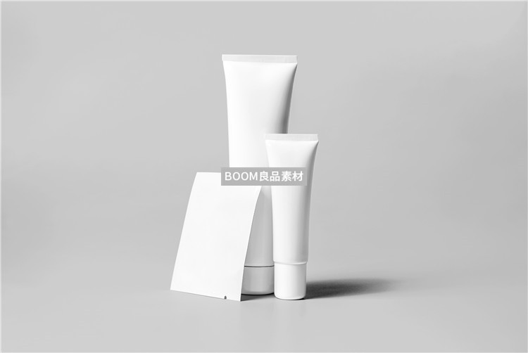 图片[1]-化妆品护肤品美妆类洗面奶手霜外包装盒智能贴图样机PSD模板素材-设计猿