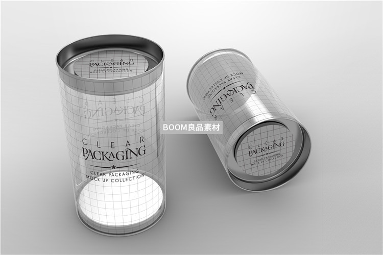 图片[10]-透明容器奶茶包装瓶包装盒圆筒包装袋塑料桶展示样机模板PSD素材-设计猿