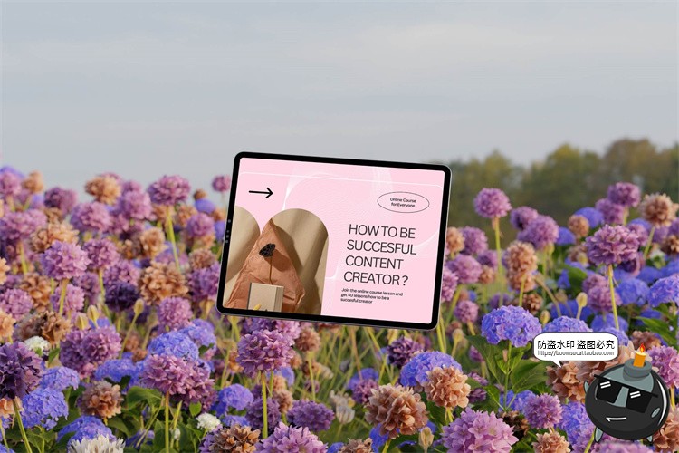 图片[4]-花卉花海植物场景iPhone手机iPad平板笔记本电脑样机PSD模板素材-设计猿