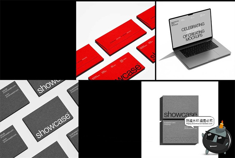 图片[3]-信封名片文具拉链包装牛皮纸纸盒品牌提案VI应用贴图样机PSD素材-设计猿