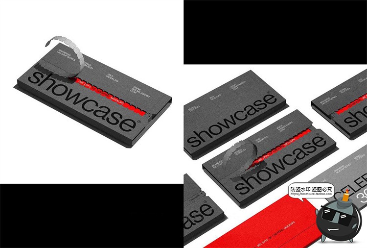 图片[6]-信封名片文具拉链包装牛皮纸纸盒品牌提案VI应用贴图样机PSD素材-设计猿