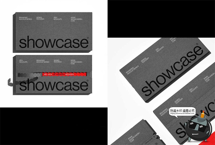 图片[8]-信封名片文具拉链包装牛皮纸纸盒品牌提案VI应用贴图样机PSD素材-设计猿