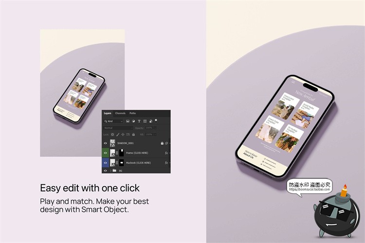 图片[6]-手机平板笔记本电脑智能设备简约场景展台展示效果图样机PSD素材-设计猿