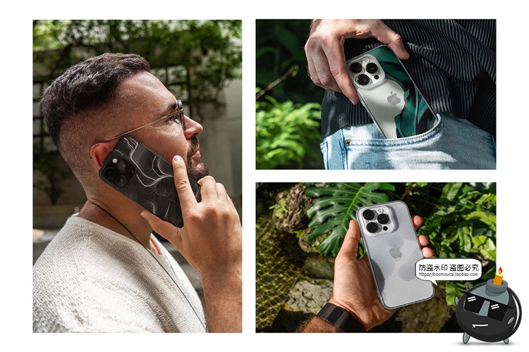 图片[6]-苹果iPhone14Pro透明手机壳保护壳外壳图案贴图场景PSD样机PS素材-设计猿