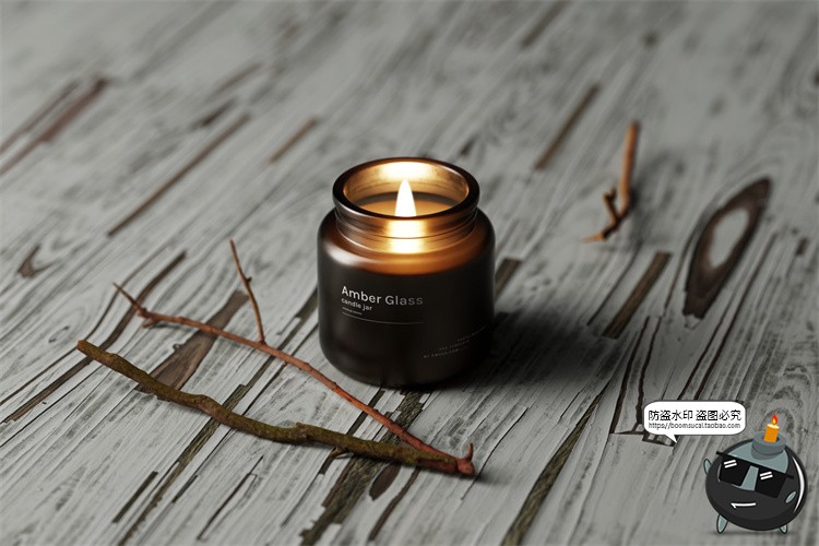 图片[5]-琥珀蜡烛香薰精油香氛文创礼品包装样机效果图展示PSD模板PS素材-设计猿
