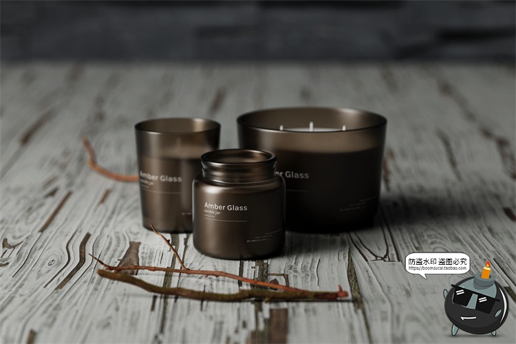 图片[12]-琥珀蜡烛香薰精油香氛文创礼品包装样机效果图展示PSD模板PS素材-设计猿