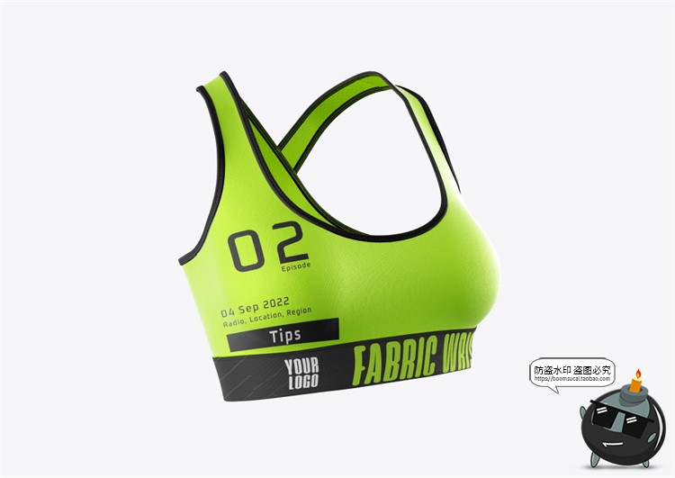 图片[3]-健身房体育运动品牌哑铃VI提案作品海报展示贴图样机PSD模板素材-设计猿