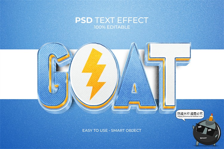 图片[2]-潮流俏皮Y2K酸性3D立体文字字体特效logo标题大字PSD模板样机素材-设计猿