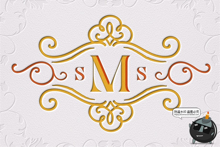 图片[3]-浮雕特效印刷凸版凹陷内陷字体特效标识文本字母样机PSD模板素材-设计猿