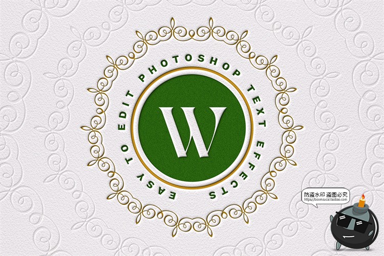 图片[4]-浮雕特效印刷凸版凹陷内陷字体特效标识文本字母样机PSD模板素材-设计猿