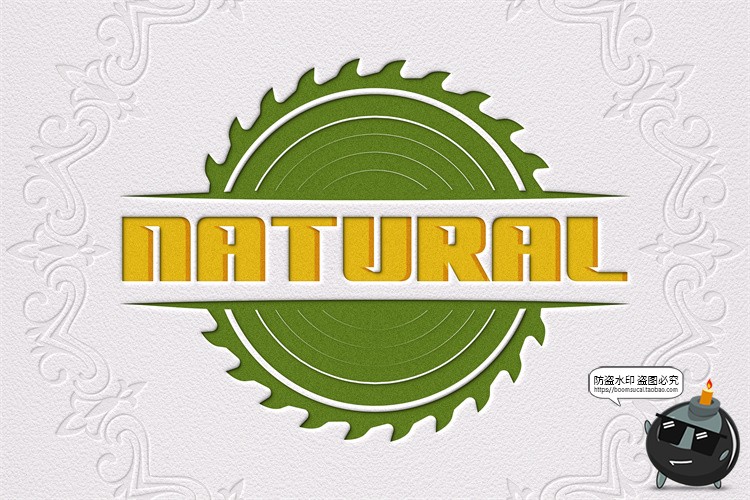 图片[6]-浮雕特效印刷凸版凹陷内陷字体特效标识文本字母样机PSD模板素材-设计猿