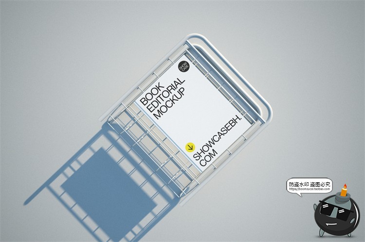 图片[7]-极简工业风名片A4单页封面ui界面作品效果图展示PSD模板样机素材-设计猿