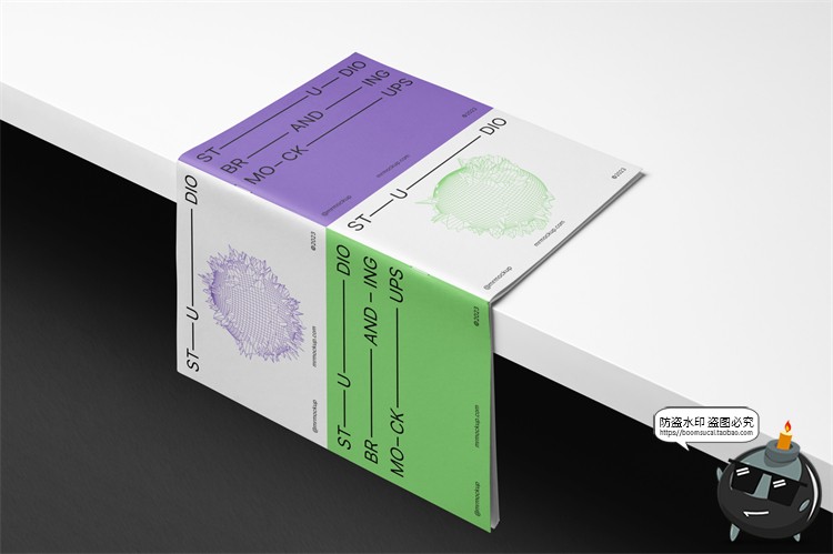 图片[8]-创意品牌vi应用名片拎袋文具文创周边作品贴图样机PSD模板PS素材-设计猿