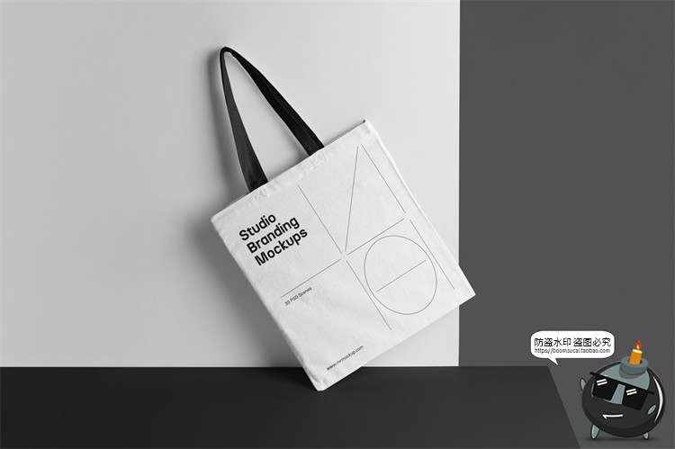 图片[9]-创意品牌vi应用名片拎袋文具文创周边作品贴图样机PSD模板PS素材-设计猿