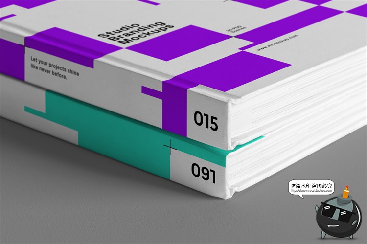 图片[11]-创意品牌vi应用名片拎袋文具文创周边作品贴图样机PSD模板PS素材-设计猿