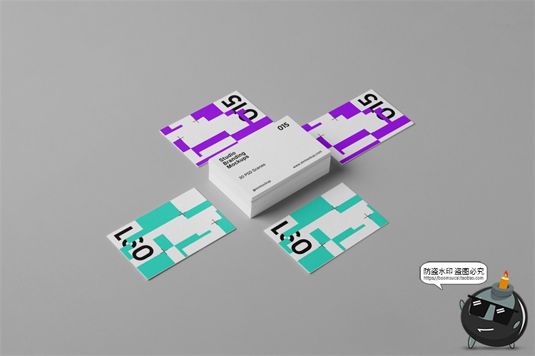 图片[23]-创意品牌vi应用名片拎袋文具文创周边作品贴图样机PSD模板PS素材-设计猿