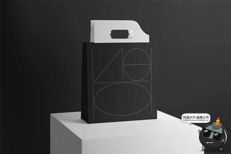 图片[28]-创意品牌vi应用名片拎袋文具文创周边作品贴图样机PSD模板PS素材-设计猿