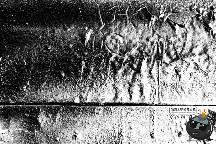 图片[5]-做旧纹理黑白半色调脏乱垃圾污垢粗糙裂表面痕纹背景JPG图片素材-设计猿