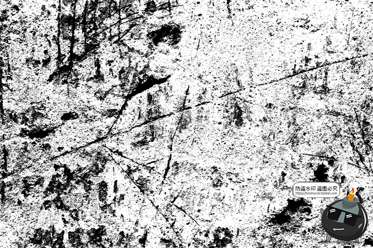 图片[13]-做旧纹理黑白半色调脏乱垃圾污垢粗糙裂表面痕纹背景JPG图片素材-设计猿