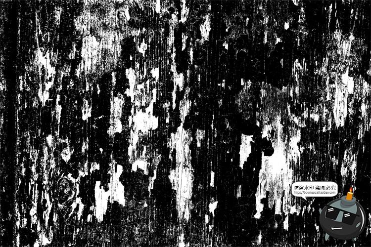 图片[3]-做旧纹理黑白半色调脏乱垃圾污垢粗糙裂表面痕纹背景JPG图片素材-设计猿