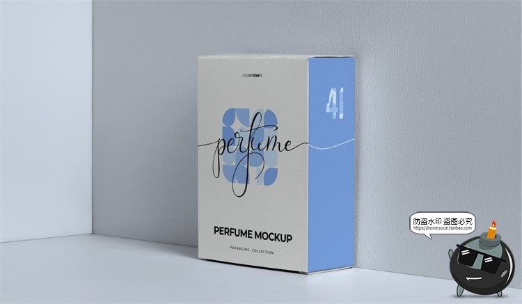 图片[3]-男士古龙香水喷雾美妆玻璃瓶子透明产品包装贴图样机PSD模板素材-设计猿