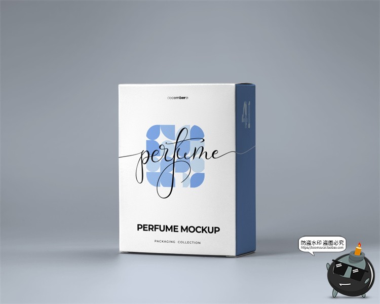 图片[6]-男士古龙香水喷雾美妆玻璃瓶子透明产品包装贴图样机PSD模板素材-设计猿