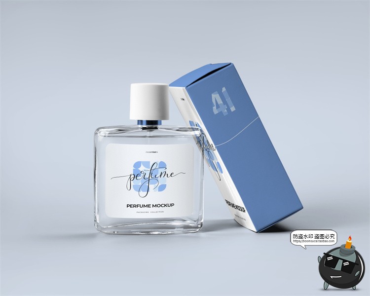 图片[10]-男士古龙香水喷雾美妆玻璃瓶子透明产品包装贴图样机PSD模板素材-设计猿