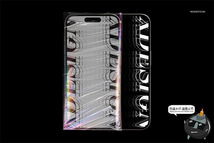 图片[8]-潮流物料品牌全息镭射快递气泡包装袋名片手机包装PSD样机PS素材-设计猿