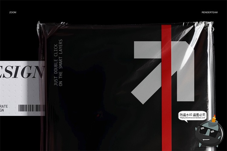 图片[12]-潮流物料品牌全息镭射快递气泡包装袋名片手机包装PSD样机PS素材-设计猿