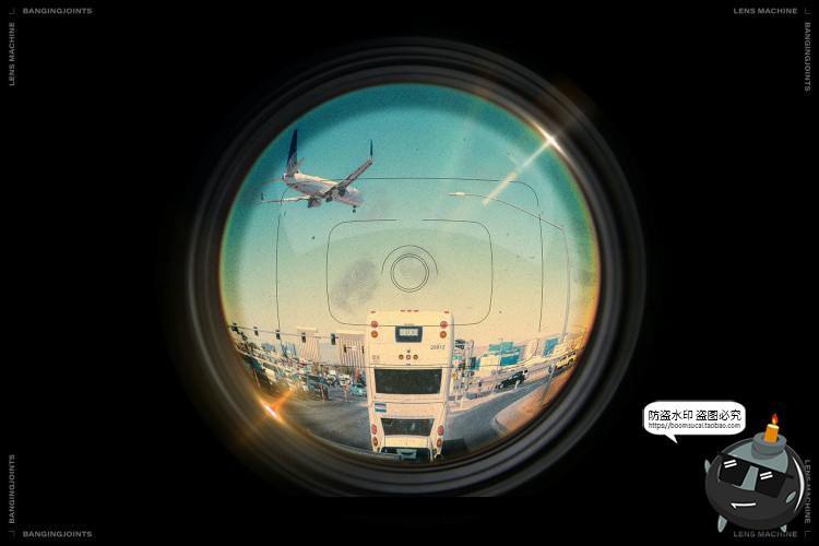 图片[5]-超广角扭曲变形畸变鱼眼镜头镜片创意特效滤镜样机PSD模板PS素材-设计猿