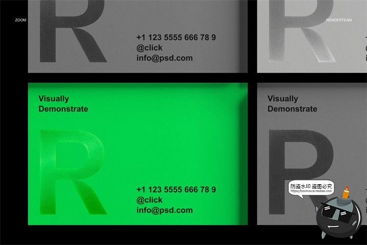 图片[4]-潮流物料品牌LOGO文件夹画册信纸名片展示贴图PSD样机模板PS素材-设计猿