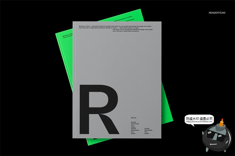 图片[5]-潮流物料品牌LOGO文件夹画册信纸名片展示贴图PSD样机模板PS素材-设计猿