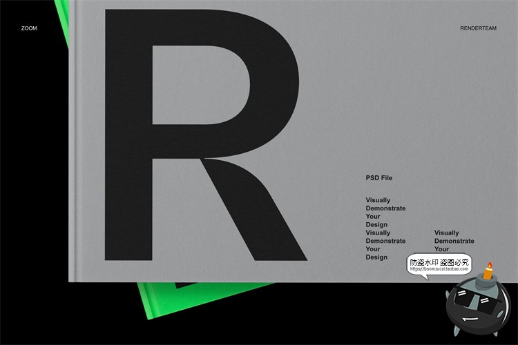 图片[6]-潮流物料品牌LOGO文件夹画册信纸名片展示贴图PSD样机模板PS素材-设计猿