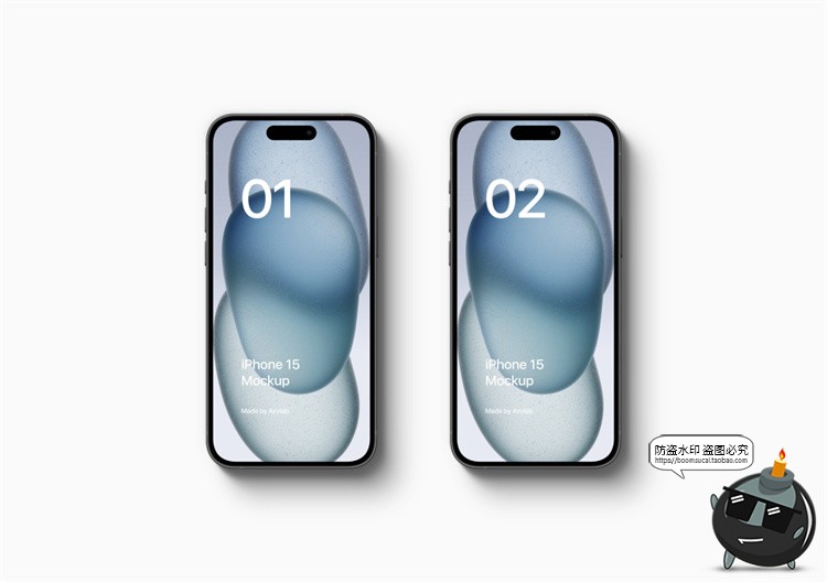 图片[6]-苹果iPhone 15手机样机广告App界面UI作品贴图展示PSD模板PS素材-设计猿