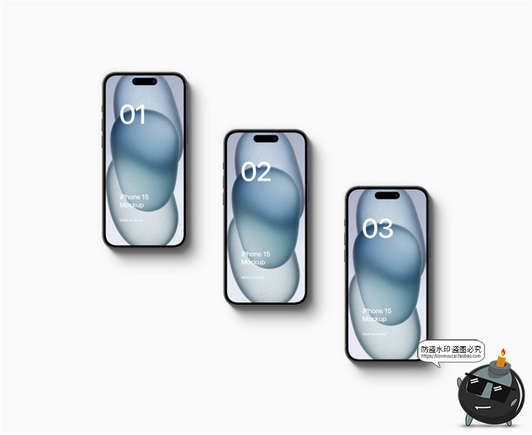 图片[7]-苹果iPhone 15手机样机广告App界面UI作品贴图展示PSD模板PS素材-设计猿