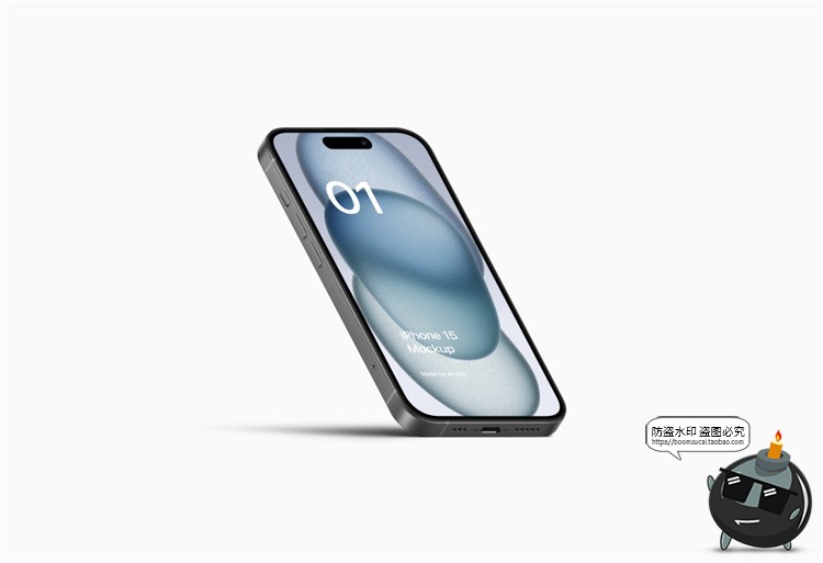 图片[12]-苹果iPhone 15手机样机广告App界面UI作品贴图展示PSD模板PS素材-设计猿