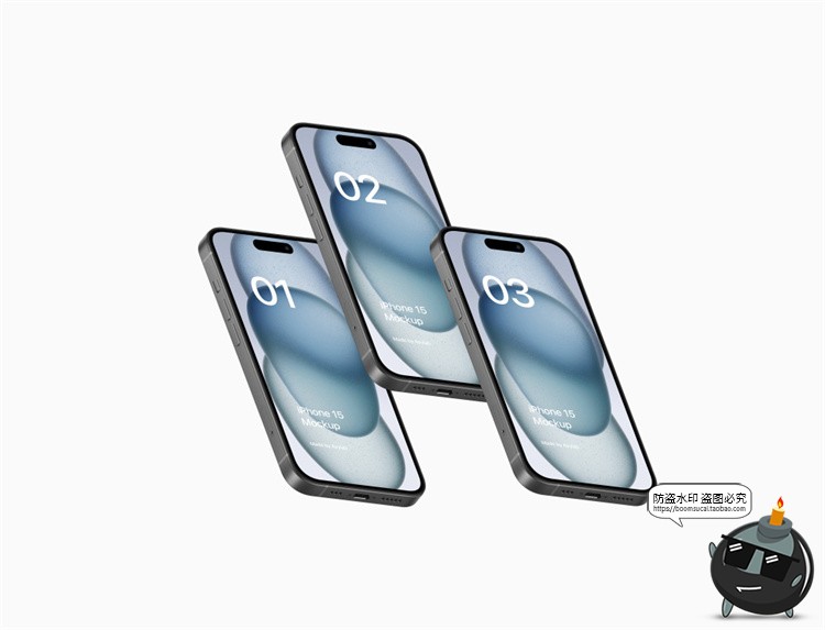 图片[17]-苹果iPhone 15手机样机广告App界面UI作品贴图展示PSD模板PS素材-设计猿