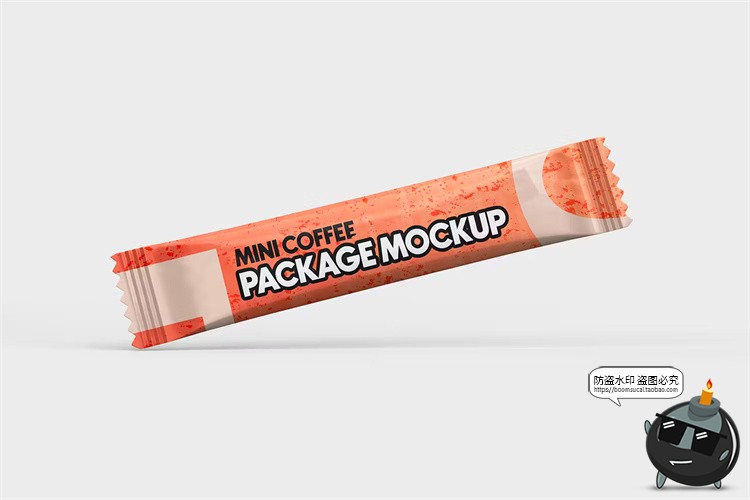 图片[4]-速溶咖啡棒塑料包装条猫条宠物零食品牌贴图展示PSD模板样机素材-设计猿