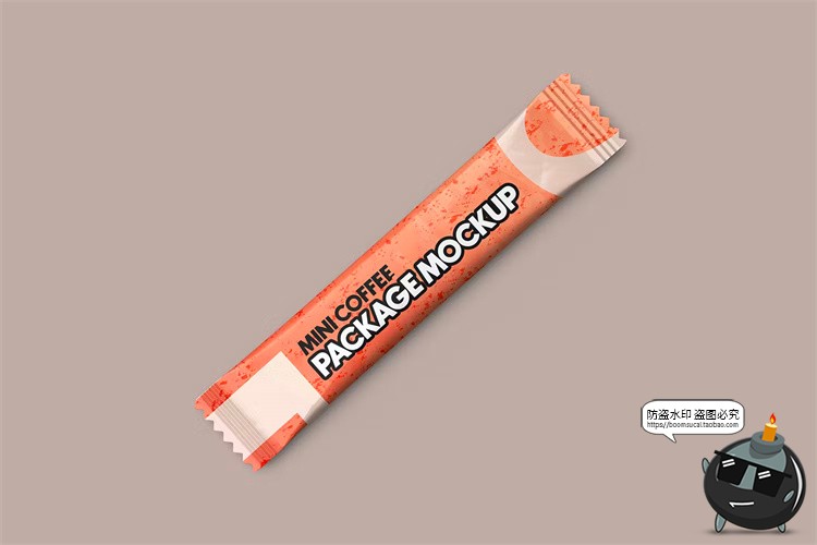 图片[7]-速溶咖啡棒塑料包装条猫条宠物零食品牌贴图展示PSD模板样机素材-设计猿