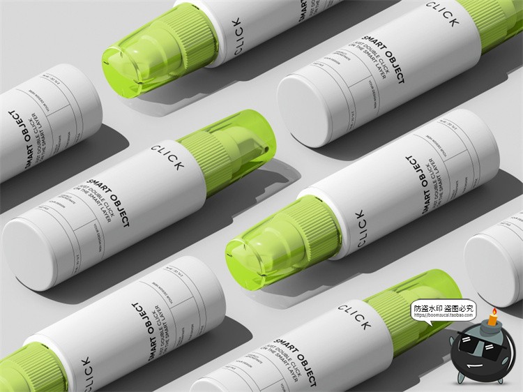 图片[5]-化妆品泵瓶包装瓶护肤品乳液mockups效果图展示PSD样机模板PS素材-设计猿