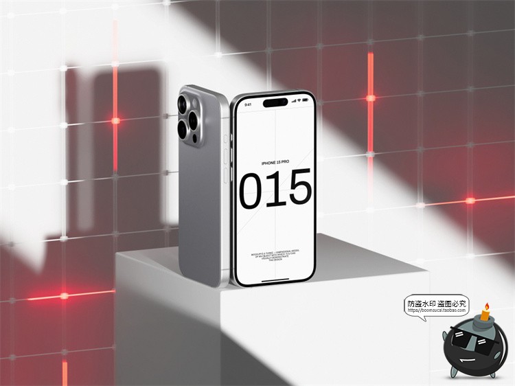 图片[5]-工业风霓虹灯光手机笔记本电脑作品界面演示效果展示样机模板素材-设计猿