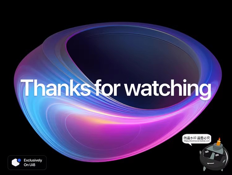 圆形未来科幻全息渐变3D科技抽象圆环海报创意PNG免抠高清图素材-设计猿