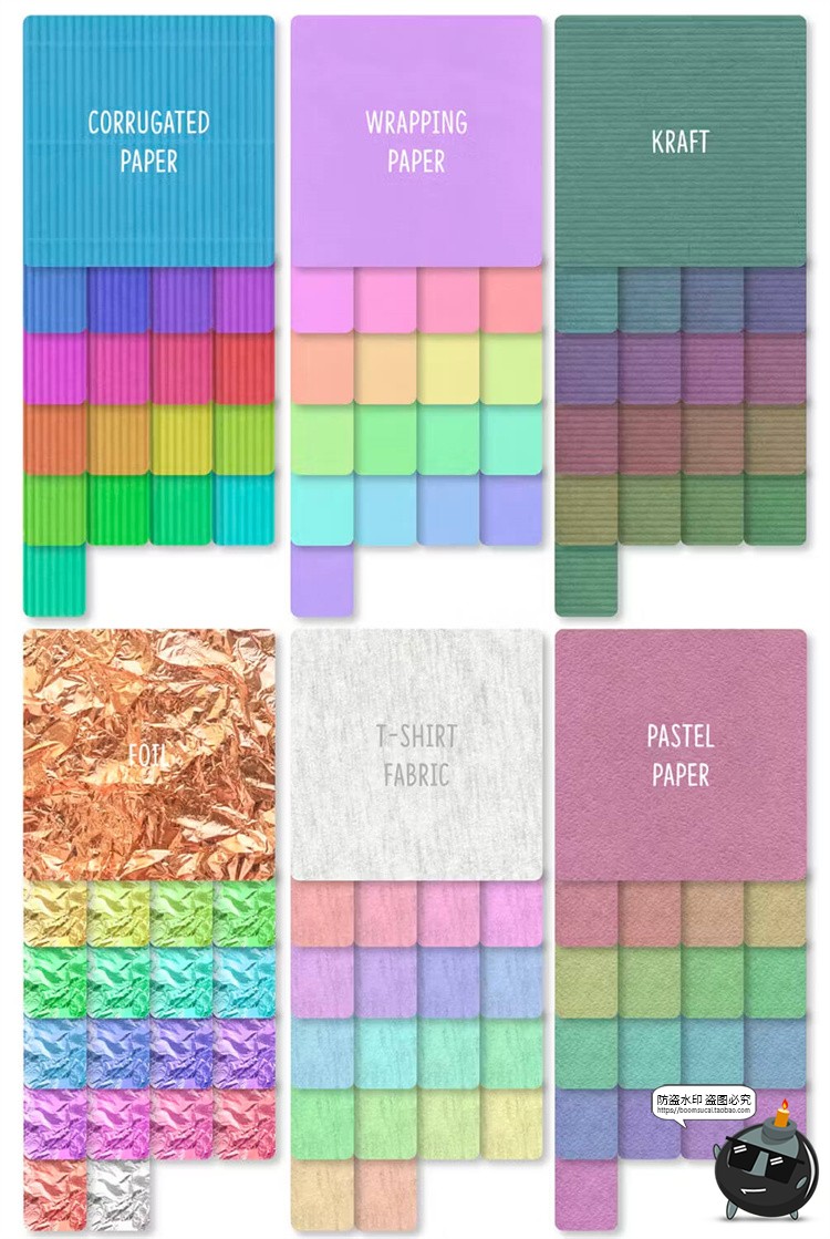 图片[3]-纹理合集！亚麻布毛毡牛皮闪粉牛仔绒布铝箔面料纸纹JPG图片素材-设计猿