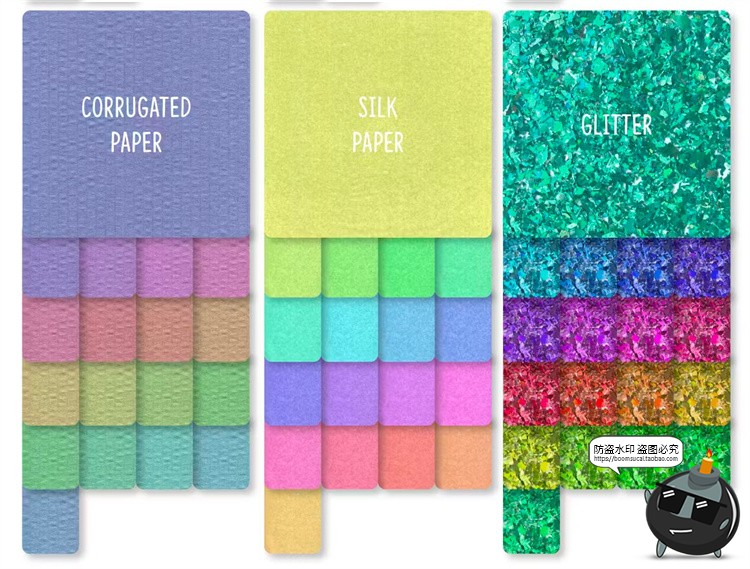 图片[5]-纹理合集！亚麻布毛毡牛皮闪粉牛仔绒布铝箔面料纸纹JPG图片素材-设计猿