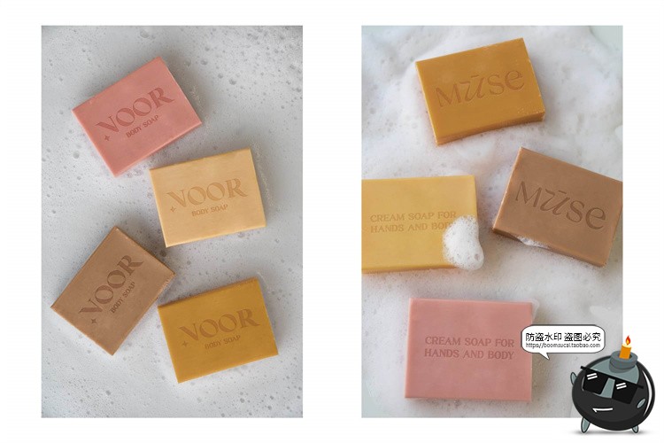 图片[4]-长方形香皂肥皂手工皂logo印花图案雕刻效果图展示PSD样机PS素材-设计猿