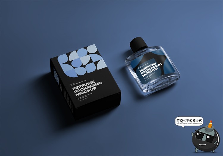 图片[4]-长方形纸盒美妆香水古龙水香氛产品包装带盒子样机PSD模板PS素材-设计猿
