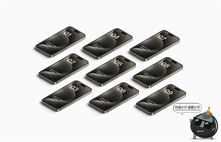 图片[19]-手机模型样机广告APPUI界面作品展示贴图样机效果图PSD模板PS素材-设计猿