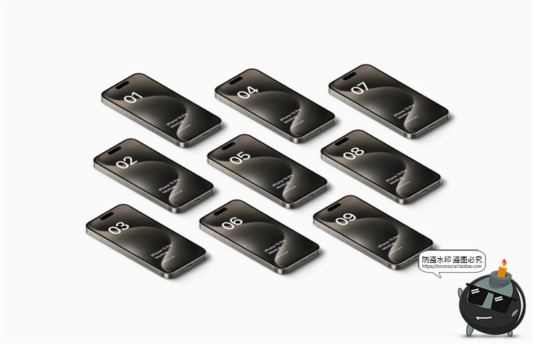 图片[20]-手机模型样机广告APPUI界面作品展示贴图样机效果图PSD模板PS素材-设计猿