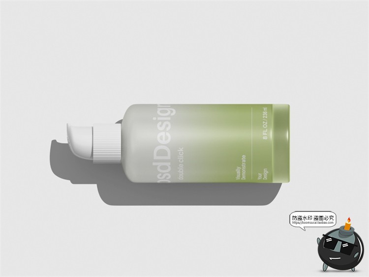 图片[8]-时尚化妆护肤品乳状凝胶包装磨砂玻璃瓶展示贴图PSD样机模板素材-设计猿